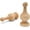 12, variant on Unfinished Wood Finials Decorative, 4-1/4 inch, for Bed Post Finial, Curtain Rod Finials, Flagpole Topper, and Crafts, Pack of 12 Large Craft Finials, by