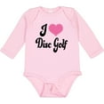thumbnail image 3 of Inktastic I Love Disc Golf Boys or Girls Long Sleeve Baby Bodysuit, 3 of 5