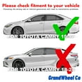 thumbnail image 3 of GrandWheel Co Window Deflectors Smoke Tinted In-Channel Side Window Vent Visor Deflectors Rain Guards Compatible with Camry 2015-2017 - 4pcs. GW0533, 3 of 9