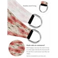 thumbnail image 5 of Spring Florals Sun Shade Sail 14' x 18', Red White Floral Vintage Water Ink Painting Rectangle Outdoor Sunshade Canopy, Waterproof UV Block Patio Covers for Garden Yard Beach, 5 of 9
