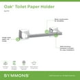 thumbnail image 2 of Symmons 563TP Oak Wall Mounted Toilet Paper Holder - Chrome, 2 of 7