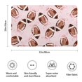 thumbnail image 3 of Pink Footballs with Bows Pattern Bathroom Rugs Mat,Non Slip Microfiber Bathroom Rug,Rubber Backing,Soft Bathroom Mats for Bathroom Floor,Tub and Shower,20x32in(50x80cm), 3 of 5