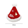 thumbnail image 4 of Christmas Hat Hairpin Headwear Lightweight Creative Xmas Hat Clips Headdress for Holidays Stage Performance Party Favors Gift No Brown Decor, 4 of 8