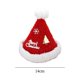 thumbnail image 4 of Horquilla para el pelo con forma de gorro navideño, accesorio novedoso para mujer, pinzas para el pelo con temática navideña. Sin decoración marrón, 4 of 9