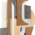 thumbnail image 6 of "Moonlit Mist II" Hand Made & Hand Finished Dimensional Solid Paulownia Wood Abstracts Wall Art, 6 of 13