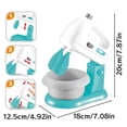 thumbnail image 6 of Home Simulation Pretend Play Toys Set for Kids - Coffee Maker, Washing Machine, Iron, Egg Beater, Juicer, Vacuum Cleaner & Microwave - DIY Kitchen Playset, Interactive Operation, Best Gift Choices, 6 of 11