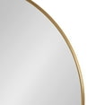 thumbnail image 3 of Kate and Laurel Zayda Metal Round Mirror, Gold 34" Diameter, 3 of 8