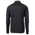 thumbnail image 3 of Men's-Cutter & Buck  Black Portland Timbers Adapt Eco Knit Stretch Recycled Raglan Quarter-Zip Top, 3 of 3