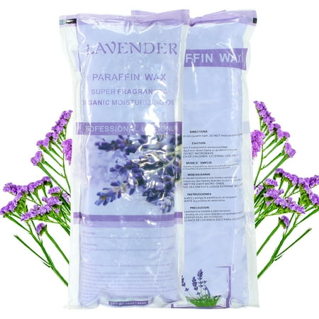 iMeshbean 6LBS Paraffin Wax Refills Hands Feet Moisturizing Paraffin Bath Therapy Lavender Wax for Hands Feet