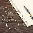 thumbnail image 5 of Unique Bargains Loose Leaf Rings Binder Ring Steel, Silver, 36 Count, 36 Pack, 5 of 5