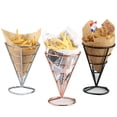 thumbnail image 6 of Sinyiin Cone Chicken Display Rack Wire Stands for Kitchen French Fry Stand Fry Holder, 6 of 9