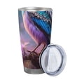 thumbnail image 2 of KLL Beautiful Flower Blue Bird Print 40oz Stainless Steel Insulated Car Cup with Spillproof Lid - Keep Your Drink Hot or Cold on the Go-Without Straw, 2 of 8