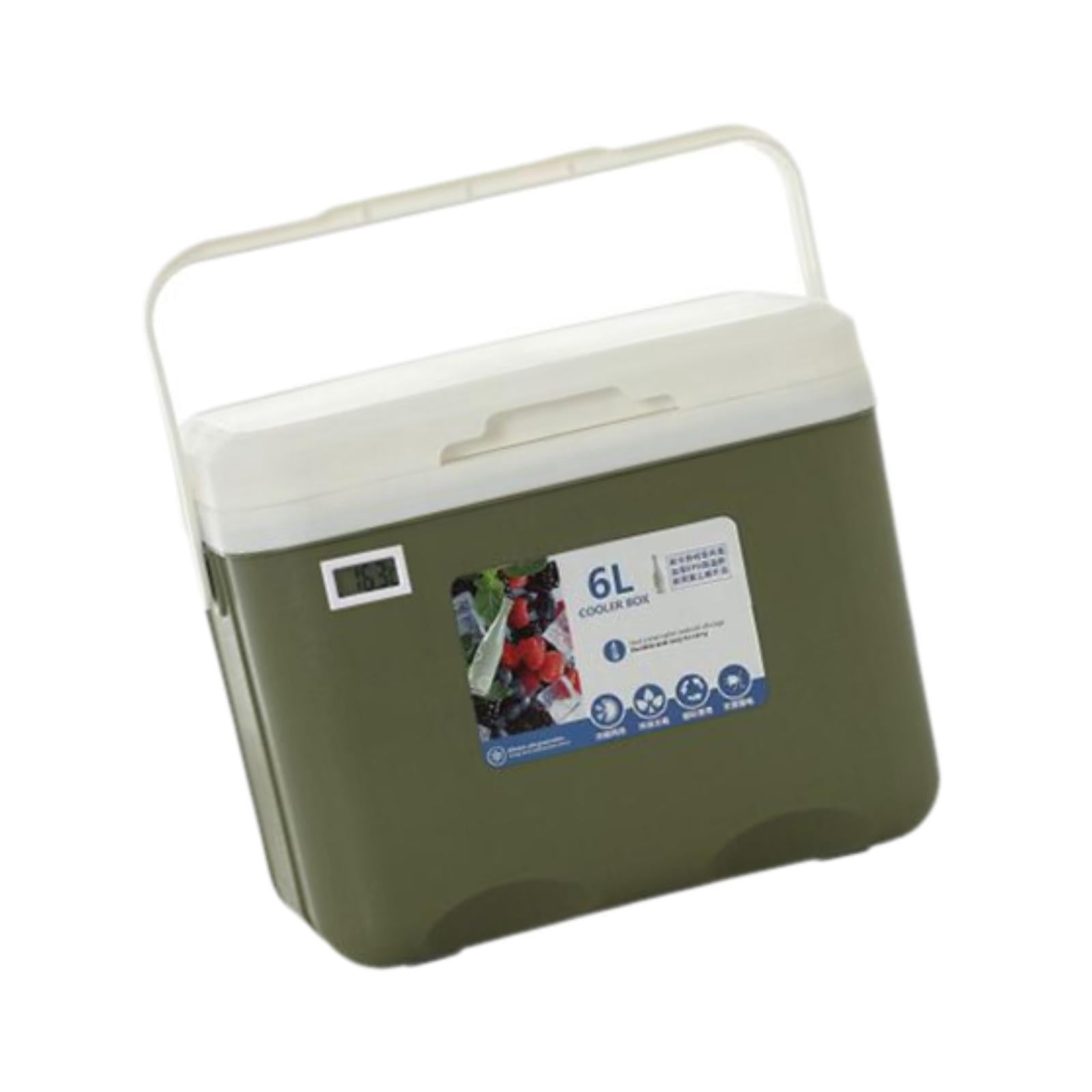 koolsoo Insulated Box Personal Small Ice Chest Insulated Portable for Outdoor Barbecue Sport Drink Breast Milk Food green