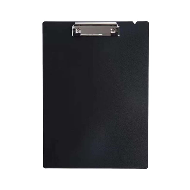 Portapapeles de plástico, tamaño carta A5 para enfermeras, estudiantes, profesores, oficina y escuela. Portapapeles con portalápices y clip de perfil bajo. Material de oficina para aulas: 8,74 x 6,10