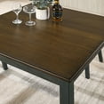 thumbnail image 7 of Hunter Solid Wood 5-Piece Counter Height Dining Set, Antique Gray, 7 of 7