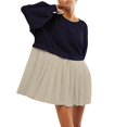 thumbnail image 2 of Vestido Sudadera Chatinction Oversized Azul Oscuro de Algodón XL, 2 of 6