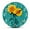 Flowers, variant on VOCOO 10" Sunflower Wooden Analog Wall Clock for Kitchen, Home, Office, Bedroom Decor