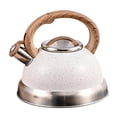 thumbnail image 3 of Hervidor de agua de acero inoxidable con silbato fuerte, apto para diversas estufas, hervidor de café antioxidante, tetera para barbacoa y camping., 3 of 8