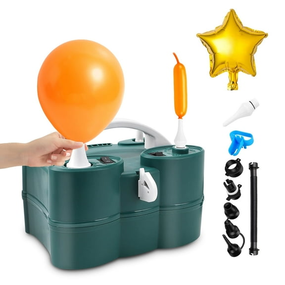 Electric Balloon Pump, 3-in-1 Air Pump for Inflatables and Balloons, for Latex 260q Foil Balloons, Quick-Fill 600W 110V AC Inflator Deflator for Pool Floats Air Mattress