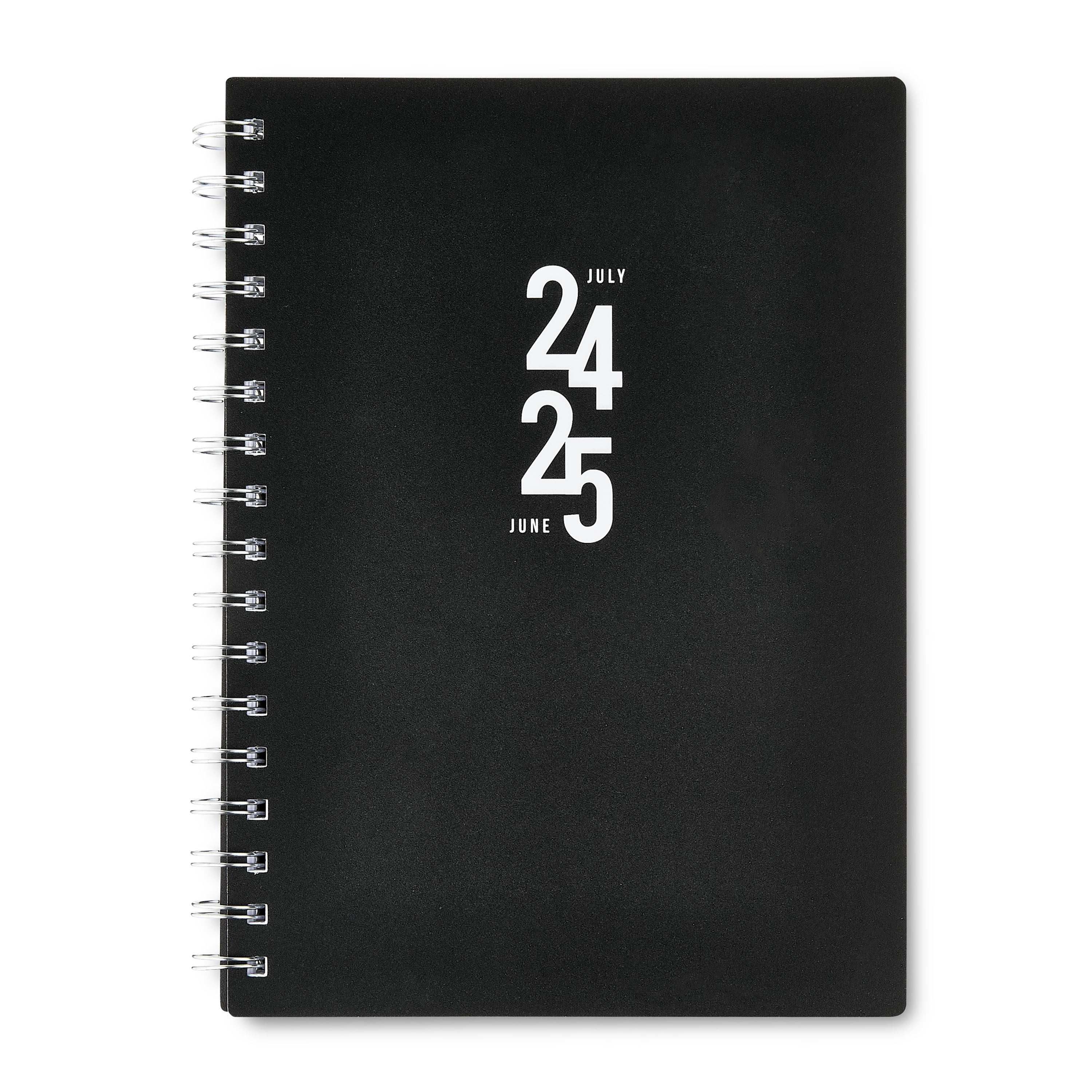 Pen+Gear Weekly Planner, 7" x 9", Black, July 2024 to June 2025