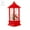 Red, variant on Gustave Christmas Decor Lantern LED Candle Lamp Outdoor Garden Hanging Lighted Lantern Home Indoor Xmas Ornament 7.87 inch -Santa Claus