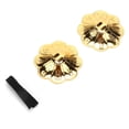 thumbnail image 3 of Hand Cymbals, Finger Expander Wear Great Sound Dance Finger Zills Comfortable Plum Blossom Shape Easily Hold  For Performance, 3 of 8