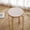 white, variant on 30 cm Round Chair Cushion Pad, Soft Thick Seat Cushion for Dining Chair Office Chair, Non-Slip Round Mat, 30 cm Diameter