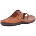 thumbnail image 3 of Strive Java Women's Leather Sandal With Toe Loop In Tan Size 6.5/7, 3 of 6