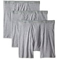 thumbnail image 1 of Fruit of the Loom Men`s 3pk Big Man Solid Knit Boxers, 3XB, Assorted, 1 of 3