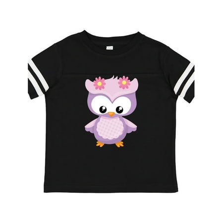 

Inktastic Cute Pink and Purple Owl Gift Toddler Toddler Girl T-Shirt