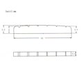 thumbnail image 3 of Premium Brass Nut for TL ST Style Electric Guitars 6 String 42MM 43MM, 3 of 6