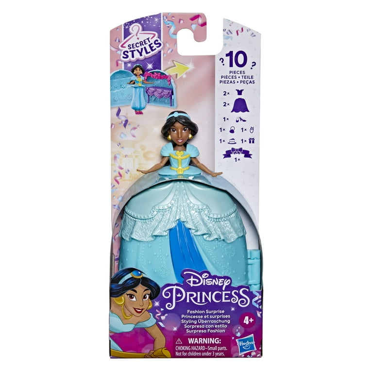 Disney Princess Secret Styles Jasmine Doll Playset with Dress-Up  Accessories and Toy Gift Set - Walmart.com