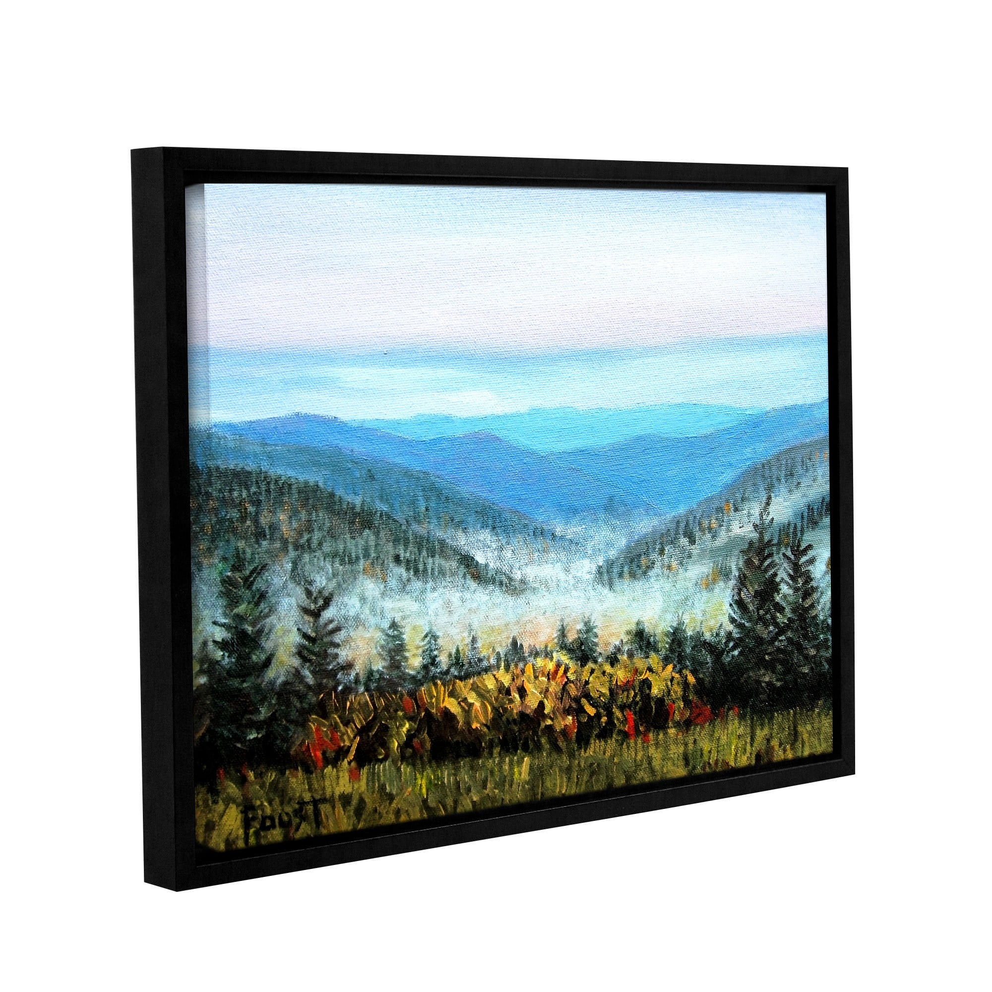 ArtWall Gene Foust "Hidden Valley" Gallery-Wrapped Floater-Framed Canvas