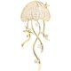 thumbnail image 1 of Guangzhoushicwz Broches de diamantes de imitación de cristal para mujer, elegantes broches de flores y hojas, broches vintage con forma de animal e insecto, broches de bisutería, regalos, 1 of 4