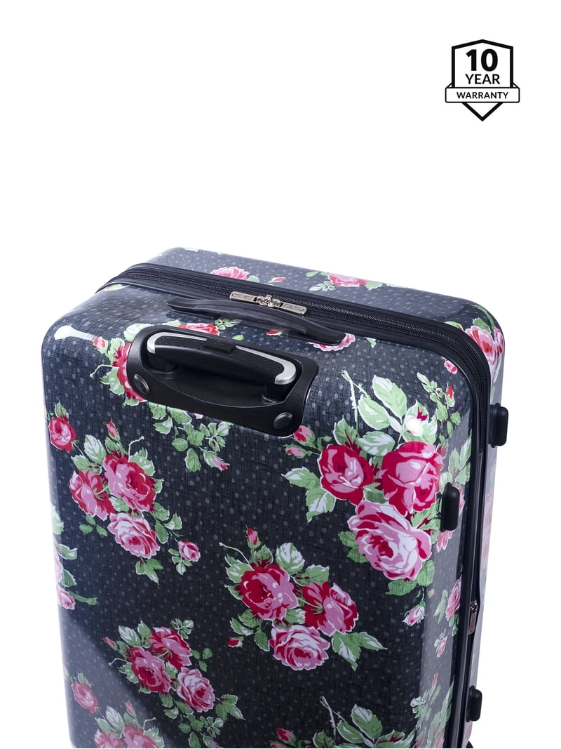 The Pioneer Woman Hardside Luggage 2 Piece Set, Carry-on and