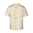 thumbnail image 4 of Xecao Plant print Hawaiian shirt - a stylish short-sleeve button-down for men, perfect for casual beach and tropical outings., 4 of 9