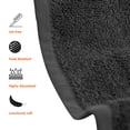 thumbnail image 3 of Toallas de baño QUBA LINEN, pack de 6, 61 x 122 cm, gris, algodón, 3 of 7