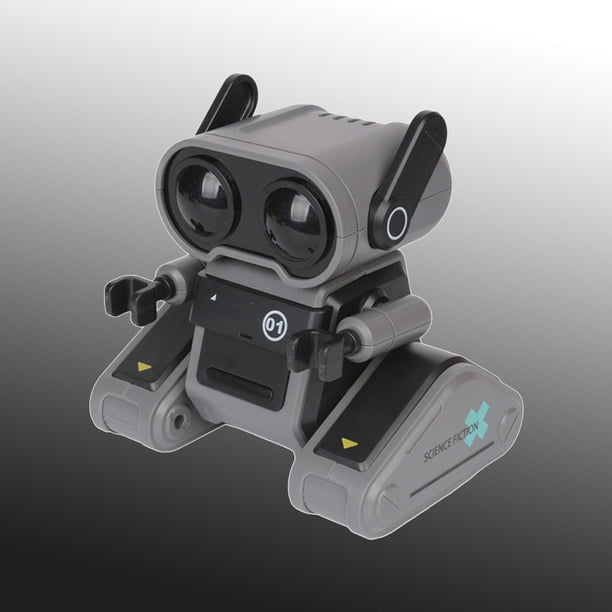 Rechargeable Remote Robot Toys, Educational RC Robot Gift, 2.4G Robot Remote Control Intelligent Interactive Robot, Color Changing Light And Music