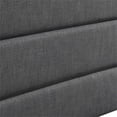 thumbnail image 2 of Serta Palisades Queen Upholstered Headboard in Charcoal Gray, 2 of 10