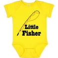 thumbnail image 3 of Inktastic Little Fisher Fishing Boys or Girls Baby Bodysuit, 3 of 5