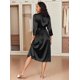 thumbnail image 5 of Ekouaer Silk Robes for Women Long Satin Bride Bridesmaid Wedding Party Robes Lightweight Sexy Sleepwear with Pockets, 5 of 5