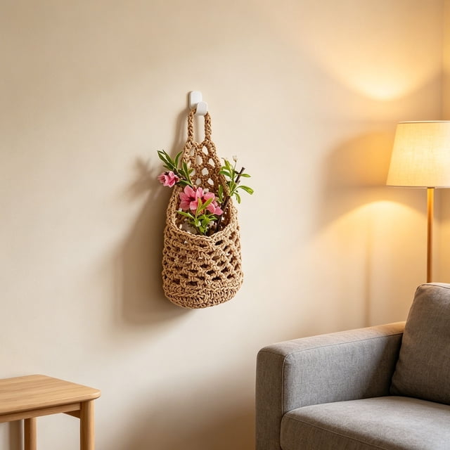 Tong Bohème Tissé Suspendu Rangement Intérieur/extérieur pour et Maison