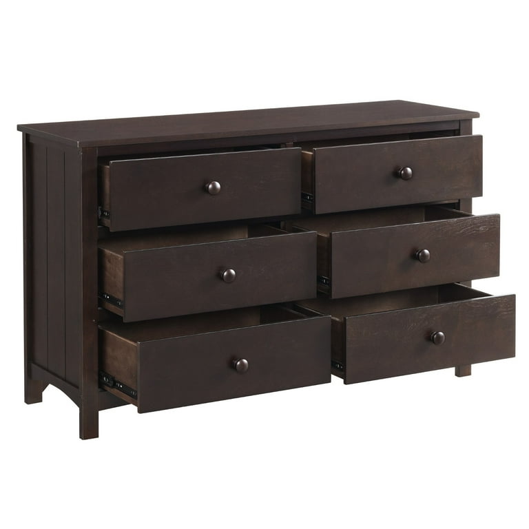 Oxford Baby Universal 6-Drawer Dresser, Espresso - Walmart.com
