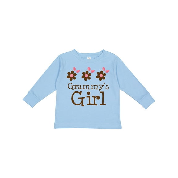 Inktastic Grammy's Girl Daisies Girls Long Sleeve Toddler T-Shirt