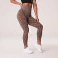 thumbnail image 2 of Kcodviy Popular Snowflake Color Leopard Pocket Yoga Pants Print Cropped Pants Leopard High Waist Yoga Pants with Pockets Print Jacquard Seamless Animal Dress Yoga Pants Print Yoga Pants, 2 of 6
