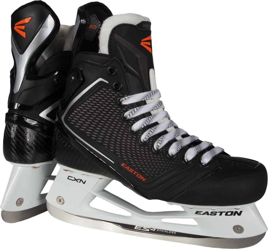 New Easton Mako II Junior IHS Ice Hockey Skates JR Size 4 D Heat Moldable by Easton