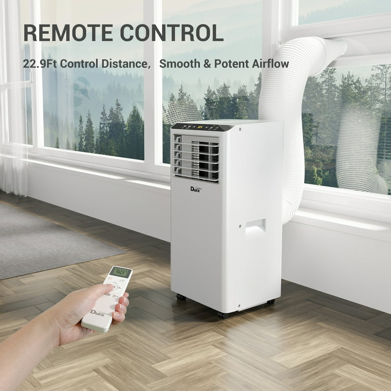 Duracomfort Portable Air Conditioners Unit 10200btu(14000 BTU Ashrae), Dehumidifier, Cooling, Fan, Remote Control, 450 Sq. ft, Size: 14000 BTU(Ashrae)
