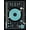 Cyan Black, Pattern 17, variant on ODIKA 8'x10' Washable Area Rug Record Vintage Vinyl Music Retro Dj Turntable Border Player Cassette for Living Room, Under Sectional, Family , Durable, Non-Slip