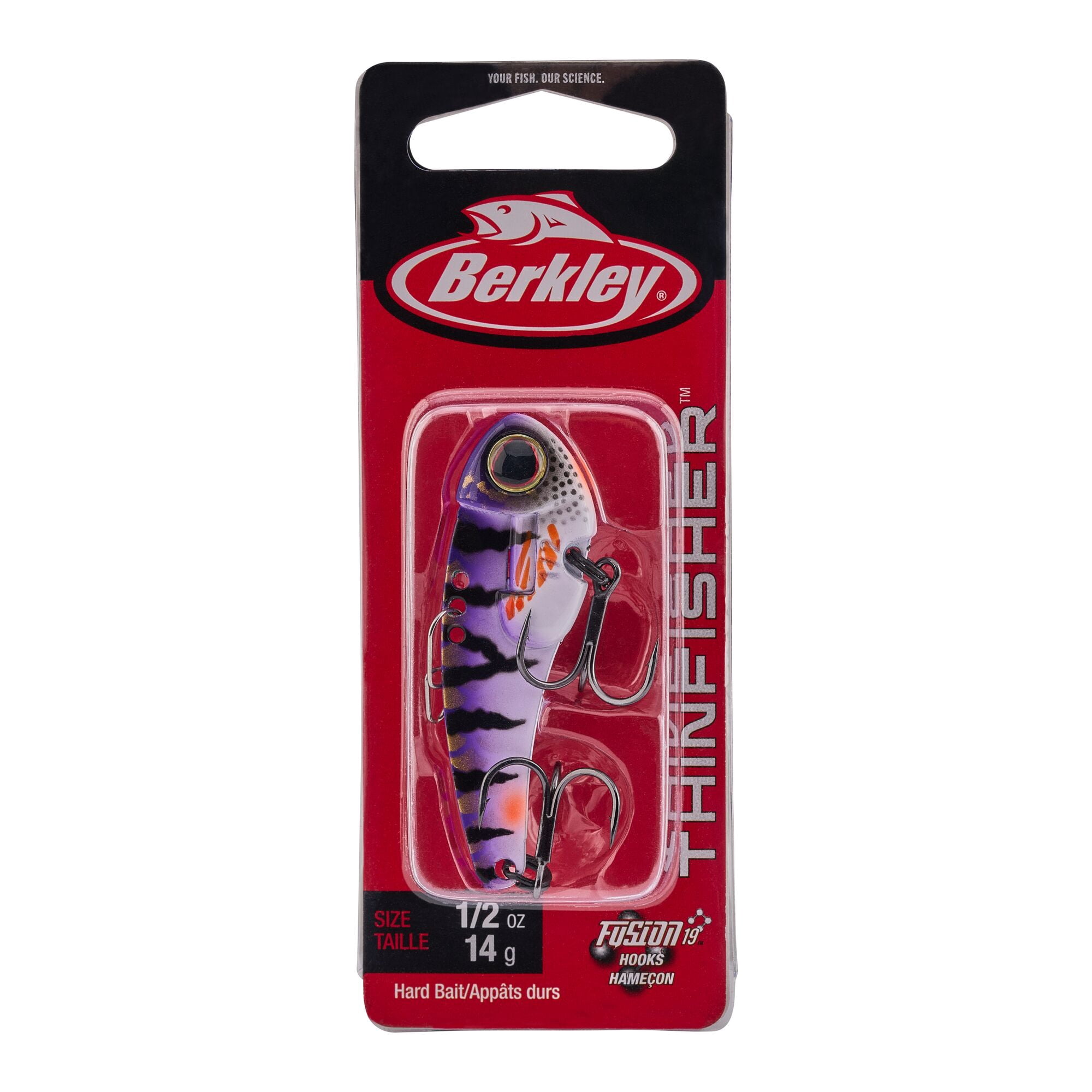 Berkley ThinFisher™, 2.25 in, Blade Baits, Bad Perch (1 Count)