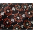 thumbnail image 4 of oneOone Silk Tabby Fabric Diamond & Swirl Ikat Print Fabric BTY 42 Inch Wide, 4 of 4